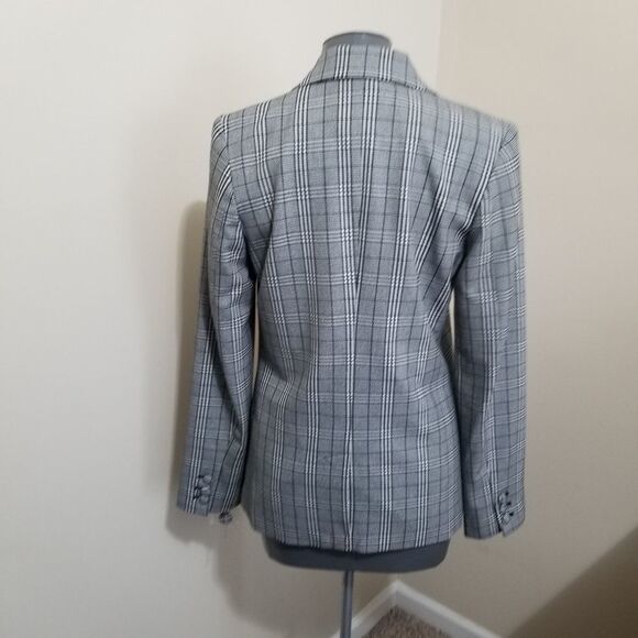 Plaid Blazer NWOT 2 - Picture 4 of 12